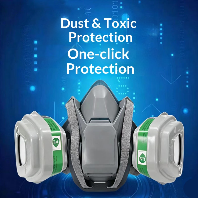 Silicone 6502QL Quick Buckle G - đánh giá và giá Dust Mask Construction