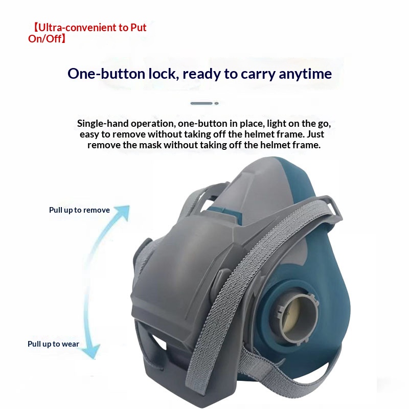 Silicone 6502QL Quick Buckle G - đánh giá và giá Dust Mask Construction