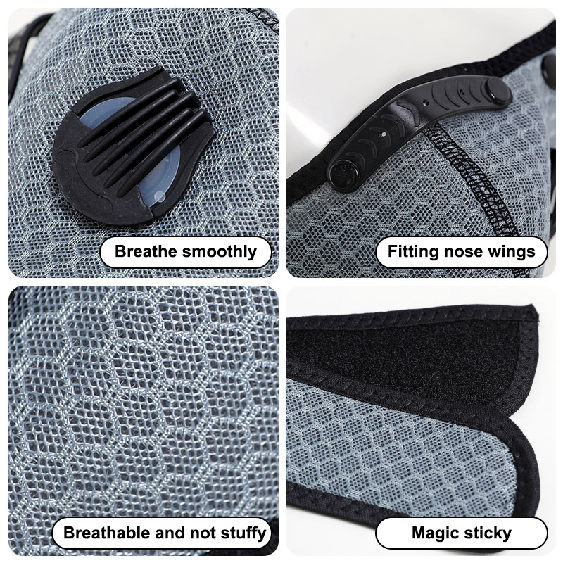 New Cycling Face Mask With Fil - đánh giá và giá Dust Mask Construction