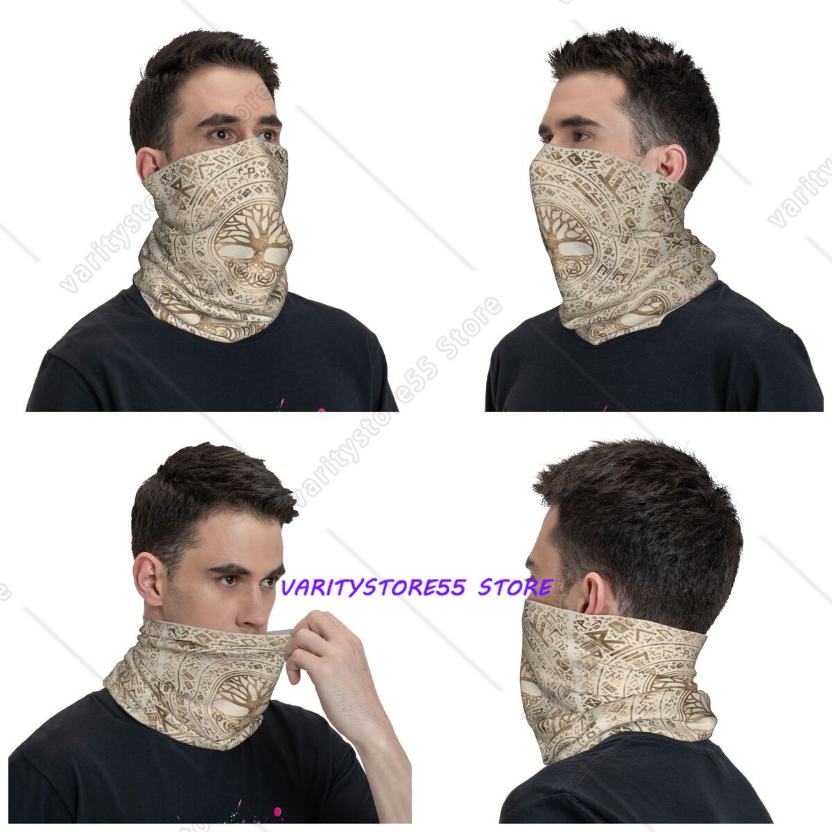 Custom Tree Of Life Viking Ygg - đánh giá và giá Neck Gaiter Face Cover