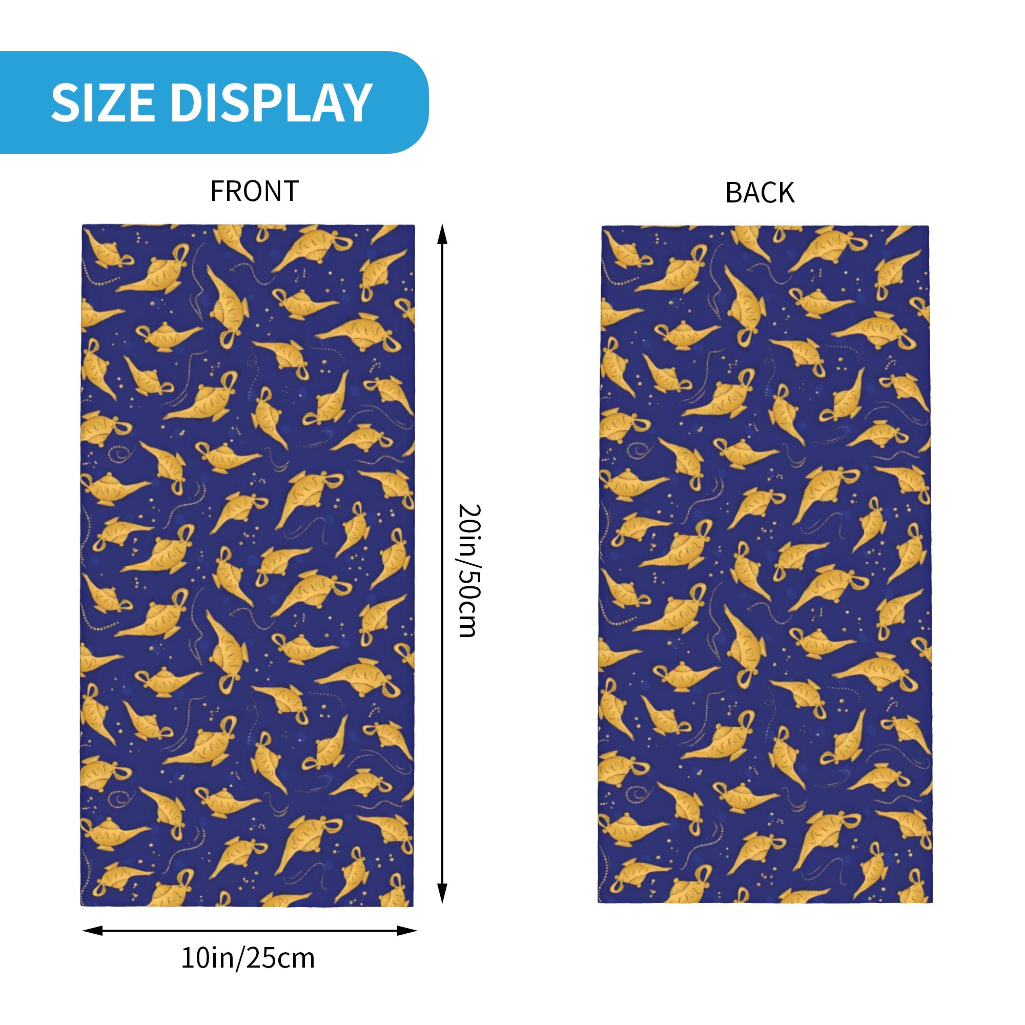 Custom A-Aladdin Genie Bandana - đánh giá và giá Neck Gaiter Face Cover